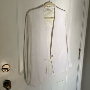 Helmet Lang off-white blazer, Size 0